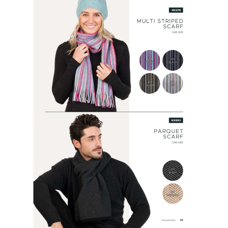 (NX378) Multi Striped Scarf (NX378) Multi Striped Scarf
